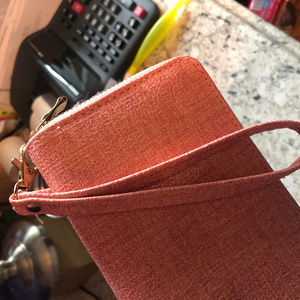 Peach thick wallet